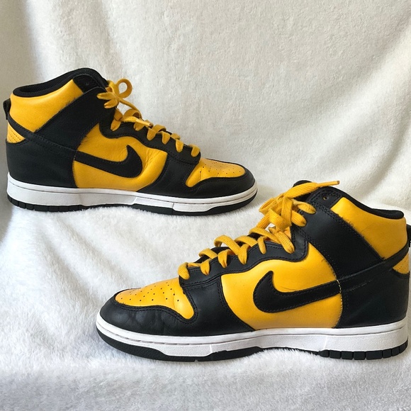 Nike Dunk High Retro Goldenrod Black Yellow DD1399-700 Men’s Sz 9.5 - Picture 1 of 16